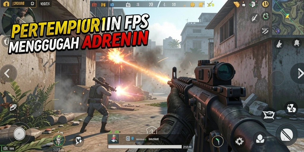 Screenshot gameplay 33L yang menampilkan aksi tembak menembak yang seru.