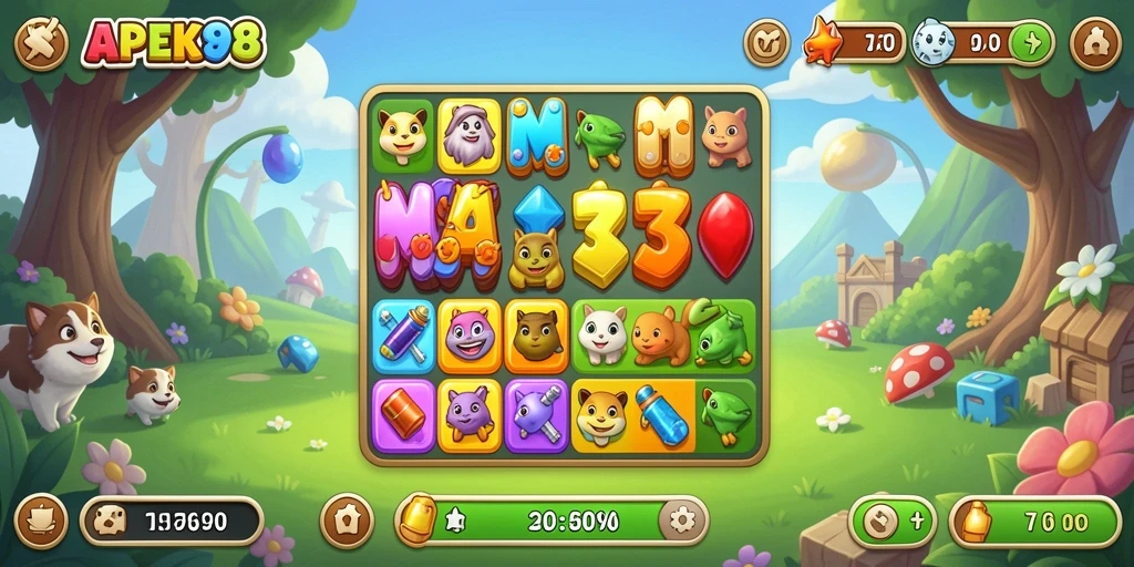 Gameplay seru APEK88 dengan grafis menarik di setiap level.