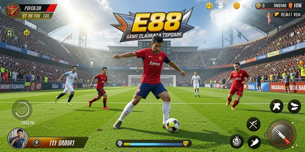 Tampilan seru dari gameplay E88 yang memukau.