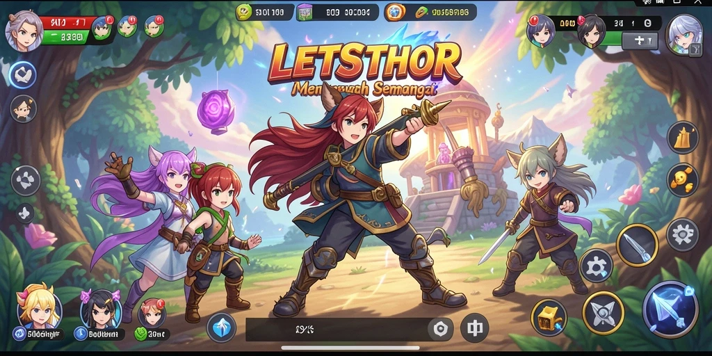 Tampilan menakjubkan dari pertarungan di LETSTHOR