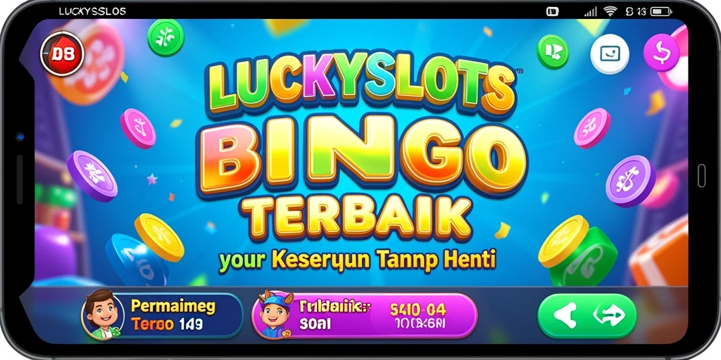Tampilan menarik dari gameplay Bingo LUCKYSLOTS dengan fitur interaktif.