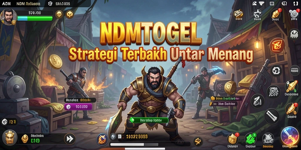 Screenshot gameplay NDMTOGEL yang menampilkan momen strategis.