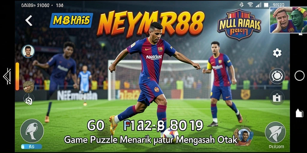 Tampilan screenshot gameplay Puzzle NEYMAR88 yang seru.