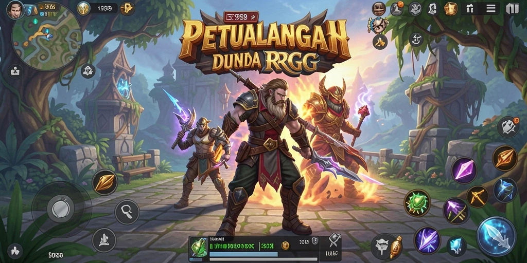 Tampilan gameplay RPG yang mengasyikkan di S9S9.