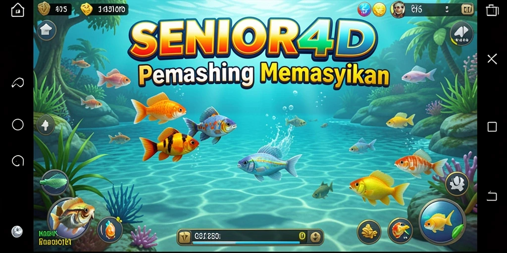 Tangkapan ikan besar di SENIOR4D dengan pemandangan yang memukau.